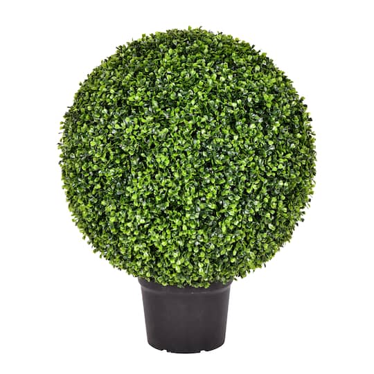 24" Artificial Green Boxwood Ball By Vickerman | 29" x 24" | Michaels®